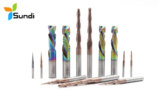 Solid Carbide T-Slot 0.5 Micro Ball Nose Dovetail Roughing Drilling Thread Milling End Mills Single Flute Spiral Cutter CNC Router Bits
